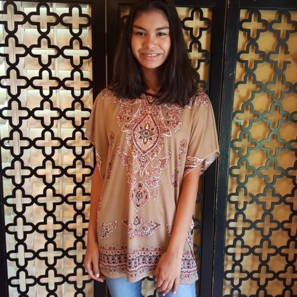 VINTAGE INDIE TUNIC‎ TOP